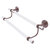 Allied Brass Clearview Collection 24'' Double Towel Bar with Twisted Accents in Antique Copper