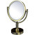 3x Magnification, Groovy Detail, Satin Brass Mirror