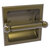 Allied Brass Dottingham Collection Recessed Toilet Paper Holder in Antique Brass