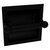 Allied Brass Dottingham Collection Recessed Toilet Paper Holder in Matte Black