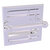 Allied Brass Dottingham Collection Recessed Toilet Paper Holder in Polished Chrome