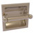 Allied Brass Dottingham Collection Recessed Toilet Paper Holder in Antique Pewter