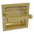Allied Brass Dottingham Collection Recessed Toilet Paper Holder in Unlacquered Brass