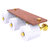 Allied Brass Dottingham Collection Horizontal Reserve 3-Roll Toilet Paper Holder with Wood Shelf in Polished Brass