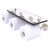 Allied Brass Dottingham Collection Horizontal Reserve 3-Roll Toilet Paper Holder with Glass Shelf in Satin Nickel