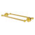 Allied Brass Dottingham Collection 18'' Back to Back Shower Door Towel Bar in Polished Brass