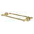 Allied Brass Dottingham Collection 18'' Back to Back Shower Door Towel Bar in Satin Brass