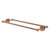 Allied Brass Dottingham Collection 24'' Back to Back Shower Door Towel Bar in Brushed Bronze