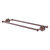 Allied Brass Dottingham Collection 24'' Back to Back Shower Door Towel Bar in Antique Copper