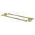 Allied Brass Dottingham Collection 24'' Back to Back Shower Door Towel Bar in Satin Brass