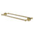 Allied Brass Dottingham Collection 24'' Back to Back Shower Door Towel Bar in Unlacquered Brass