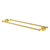 Allied Brass Dottingham Collection 30'' Back to Back Shower Door Towel Bar in Polished Brass