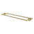 Allied Brass Dottingham Collection 30'' Back to Back Shower Door Towel Bar in Satin Brass