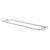 Allied Brass Dottingham Collection 30'' Back to Back Shower Door Towel Bar in Satin Chrome