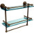 16'' Antique Brass Shelving With Towel Bar