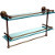 22'' Brushed Bronze Shelving With Towel Bar