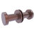 Allied Brass Fresno Collection Pair of Knobs For Back to Back On Shower Door in Antique Copper