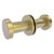Allied Brass Fresno Collection Pair of Knobs For Back to Back On Shower Door in Satin Brass