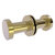 Allied Brass Fresno Collection Pair of Knobs For Back to Back On Shower Door in Unlacquered Brass