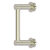 Allied Brass Fresno Collection Pull For Shower Door in Polished Nickel