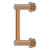 Allied Brass Fresno Collection Pull For Shower Door in Brushed Bronze