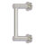 Allied Brass Fresno Collection Pull For Shower Door in Satin Nickel