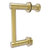 Allied Brass Fresno Collection Pull & Knob For Back to Back On Shower Door in Satin Brass