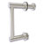 Allied Brass Fresno Collection Pull & Knob For Back to Back On Shower Door in Satin Nickel