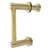 Allied Brass Fresno Collection Pull & Knob For Back to Back On Shower Door in Unlacquered Brass