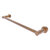 Allied Brass Fresno Collection Towel Bar For Glass Panel Mounting in Brushed Bronze