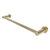 Allied Brass Fresno Collection Towel Bar For Glass Panel Mounting in Unlacquered Brass