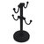 Allied Brass Assorted Free Standing Collection Countertop 4 Coffee Mug Holder with Smooth Accents in Matte Black