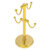 Allied Brass Assorted Free Standing Collection Countertop 4 Coffee Mug Holder with Smooth Accents in Polished Brass