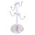 Allied Brass Assorted Free Standing Collection Countertop 4 Coffee Mug Holder with Smooth Accents in Polished Chrome