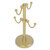 Allied Brass Assorted Free Standing Collection Countertop 4 Coffee Mug Holder with Smooth Accents in Satin Brass