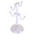 Allied Brass Assorted Free Standing Collection Countertop 4 Coffee Mug Holder with Smooth Accents in Satin Chrome
