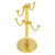 Allied Brass Assorted Free Standing Collection Countertop 4 Coffee Mug Holder with Dotted Detail in Polished Brass