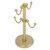 Allied Brass Assorted Free Standing Collection Countertop 4 Coffee Mug Holder with Dotted Detail in Satin Brass