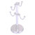 Allied Brass Assorted Free Standing Collection Countertop 4 Coffee Mug Holder with Dotted Detail in Satin Chrome