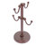 Allied Brass Assorted Free Standing Collection Countertop 4 Coffee Mug Holder with Grooved Detail in Antique Copper