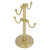 Allied Brass Assorted Free Standing Collection Countertop 4 Coffee Mug Holder with Grooved Detail in Satin Brass