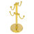 Allied Brass Assorted Free Standing Collection Countertop 4 Coffee Mug Holder with Twisted Detail in Polished Brass
