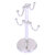 Allied Brass Assorted Free Standing Collection Countertop 4 Coffee Mug Holder with Twisted Detail in Polished Chrome