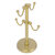 Allied Brass Assorted Free Standing Collection Countertop 4 Coffee Mug Holder with Twisted Detail in Satin Brass