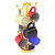 Allied Brass Assorted Free Standing Collection Countertop 6 Coffee Mug Holder with Smooth Accents in Polished Brass