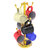 Allied Brass Assorted Free Standing Collection Countertop 6 Coffee Mug Holder with Grooved Detail in Polished Brass