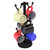 Allied Brass Assorted Free Standing Collection Countertop 6 Coffee Mug Holder with Twisted Detail in Matte Black