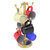 Allied Brass Assorted Free Standing Collection Countertop 6 Coffee Mug Holder with Twisted Detail in Satin Brass