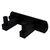 Allied Brass Montero Collection 2-Position Multi Hook in Matte Black