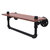Allied Brass Pipeline Collection 16'' Ironwood Shelf with Towel Bar in Matte Black